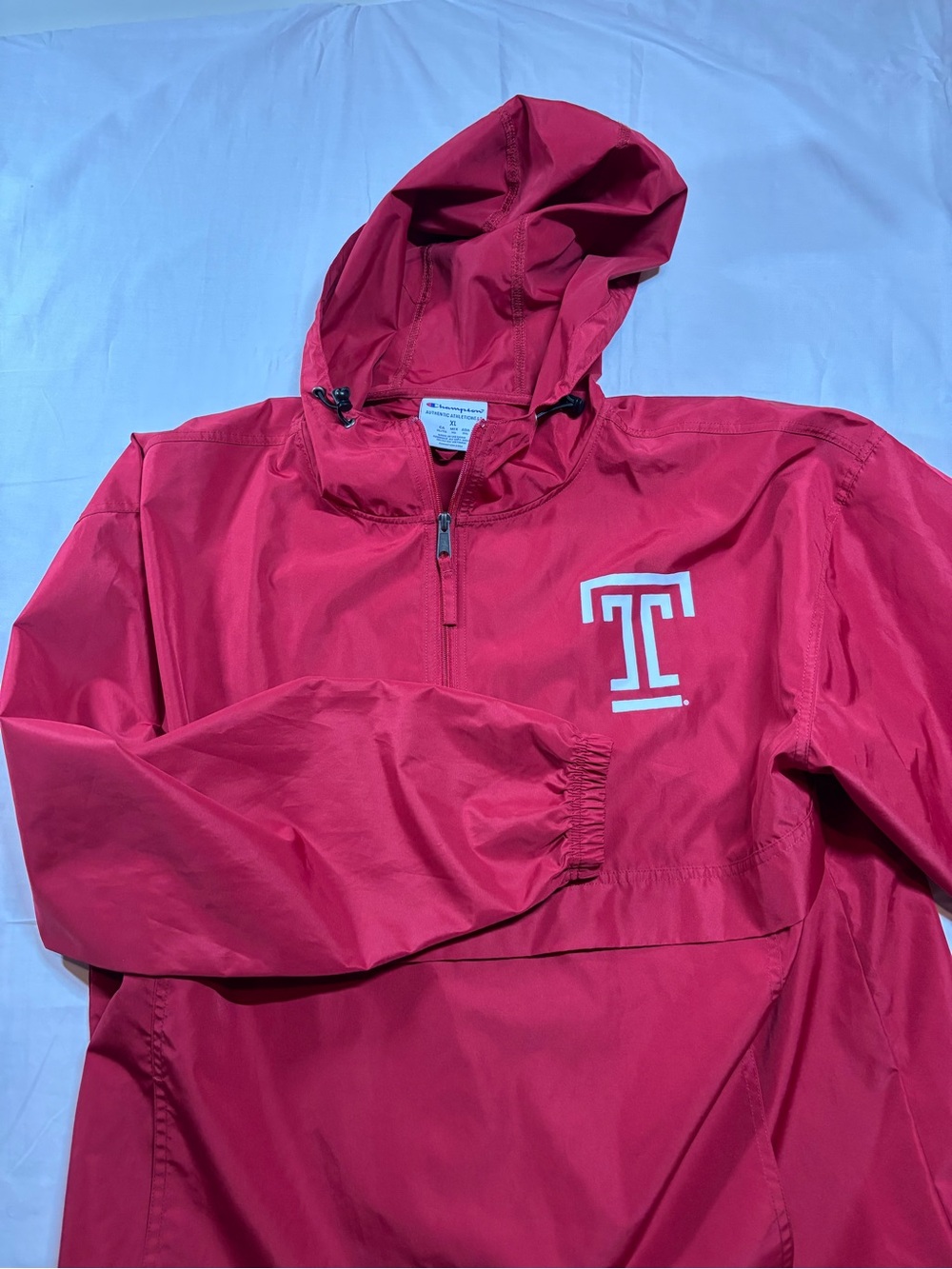 Champion Temple Owls Men's Track Jacket Size Xl
